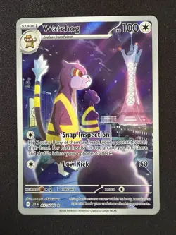 Watchdog (97/86) Holo Chaos Rising Illustration Rare Pokemon Card NM - Image 1