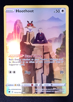 Pokemon 2022 TCG SWSH Astral Radiance Trainer Gallery Hoothoot TG12/TG30 - Image 1