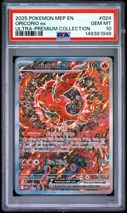 Pokemon TCG Oricorio Promo Ex Mega Evolutions PSA 10 Gem Mint - Image 1