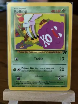 Pokemon TCG - Team Rocket’s Koffing - 58/82 - Common - LP - Image 1