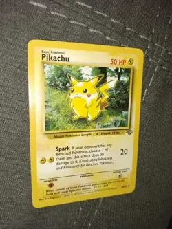 Pikachu 60/64 Jungle Pokemon TCG 1999 LP - Image 1