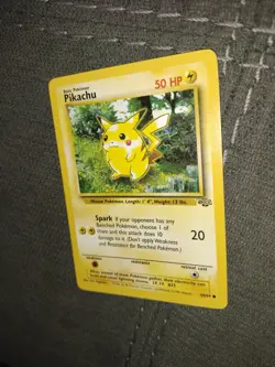 Pikachu 60/64 Jungle Pokemon TCG 1999 LP - Image 2