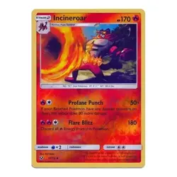 Incineroar 17/73 Reverse Holo Shining Legends Pokemon Card NM - Image 1