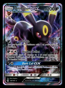 Umbreon GX 80/149 SM Base Set Pokemon MP - Image 1