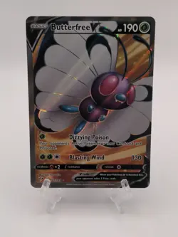 Pokemon TCG Butterfree v 177/189 Darkness Ablaze Full Art Holo NM - Image 1
