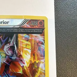 Pokemon Rhyperior Omega Barrier Holo Rare 77/160 XY Primal Clash 160 HP 2015 - Image 3