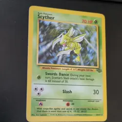 Wizards of the Coast Pokemon TCG Scyther 26/64 Jungle Unlimited Rare 70 HP 1999 - Image 2