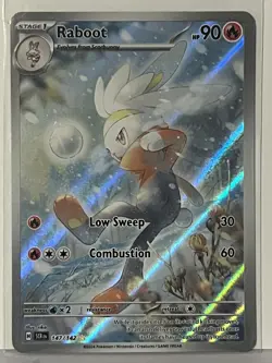 Raboot 147/142 SV07: Stellar Crown NM Pokemon Fast Ship - Image 1