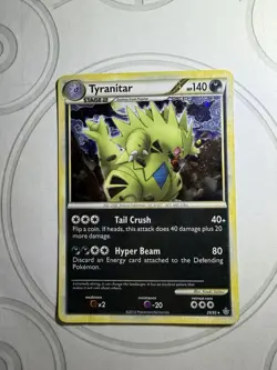 Pokemon TCG Tyranitar 26/95 Call of Legends Holo Rare Stage 2 HP140 EN 2010 - Image 1