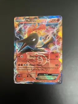 Plasma Storm Moltres EX Team Plasma Holo Ultra Rare 14/135 English 2012 - Image 1