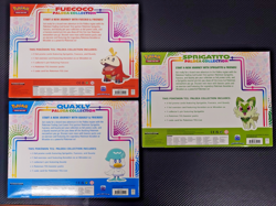 Pokemon Paldea Collection Set-Factory Sealed-Fuecoco-Quaxly-Sprigatito- 3 Boxes - Image 2