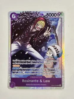 Bandai Rosinante & Law Foil Blocker Character EB04-038 8000 6 One Piece - Image 1