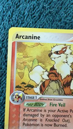 Arcanine 15/100 Sandstorm Regular. Note, Border Damage On Backup Card. As Marked - Image 4