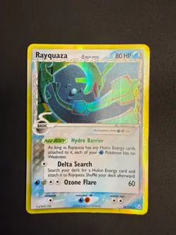 Rayquaza (Delta Species) Pokemon Card Holo Rare Holon Phantoms 16/110 LP-/MP+ - Image 3