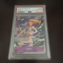 PSA 10 Nami OP09-070 Premium Card Collection Best Selection Vol.4 Foil Eng - Image 1
