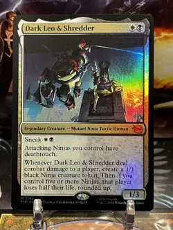 MTG | Dark Leo & Shredder ✨FOIL✨ [TMT] - Image 1