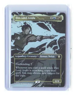 Avatar #313 Fire Lord Azula Borderless Foil B1R4C136 - Image 1