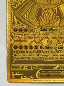 Pokemon Mega Zygarde EX 124/088 Perfect Order Ultra Rare Full Art Foil ENG - Image 3