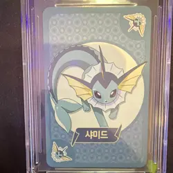Pokemon TCG Vaporeon Point Salad Eevee Edition Korean 2019 CGC 9 Mint - Image 3
