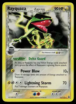 Pokemon Card - Rayquaza Delta Species 13/113 Holo Rare - Image 1