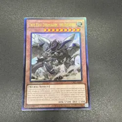 YuGiOh True King Lithosagym, the Disaster CR07-AE080 Ultimate Asian English A - Image 1
