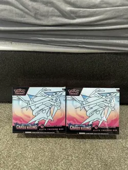 2 x Pokemon TCG Chaos Rising Pokemon Center Elite Trainer Box ETB Sealed New - Image 1