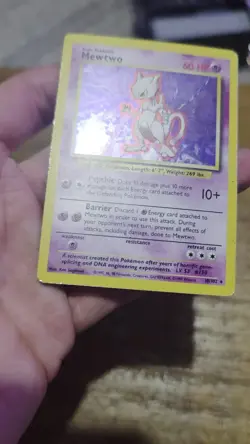 Mewtwo 10/102 Base Set Holo Unlimited English 1999 Wizards of the Coast Pokemon - Image 2