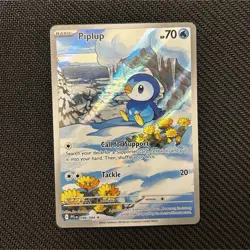 Pokemon Piplup 098/094 Me02 Phantasmal Flames Holo Basic 70HP English - Image 1