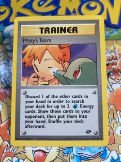 Misty's Tears 118/132 Uncommon Gym Challenge Pokemon - Image 1