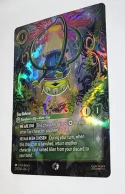 Lorcana Alien True Believer Enchanted Wilds Unknown 229/204 - Image 2