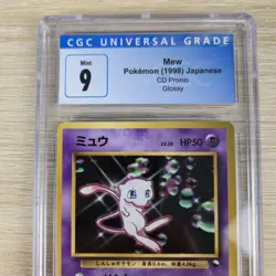 CGC 9 Mew No. 151 Glossy CD Promo Japanese Nintendo Pokemon Card - Image 3