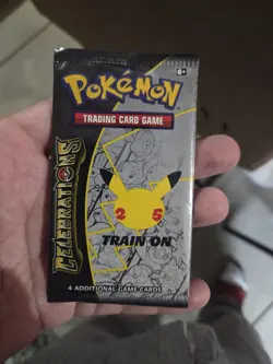 Pokemon 25th Anniversary Celebrations Booster Pack 4 Cards NEW SEALED TCG - Image 1