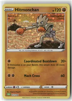 Hitmonchan 012/034 Holo Classic Collection Trading Card Game Classic Pokemon NM - Image 1