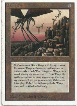 MTG: Unlimited Edition: The Hive: Heavily Played Condition - Image 1