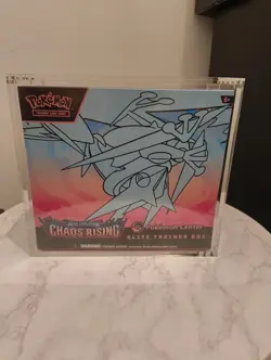 Pokemon TCG Chaos Rising PKC Elite Trainer Box Factory Sealed No Rips AcrylicBox - Image 1