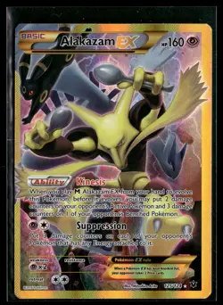 Alakazam EX 125/124 Fates Collide Rare Secret Pokemon - Image 1