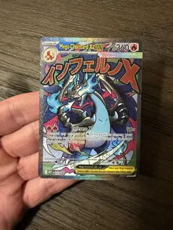 Mega Charizard X EX 023 Mega Evolution Black Star Promo Holo Pokemon TCG UPC- NM - Image 1