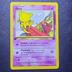 Pokemon TCG Team Rocket 1st Edition Charmander Abra Slowpoke Wizards 2000 Lot - Image 3