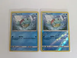 Squirtle 33/214 Reverse Holo and Cosmo Holo Unbroken Bonds UNB Pokemon - Image 1