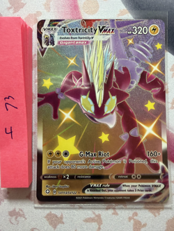 Pokemon TCG Toxtricity VMAX SV113/SV122 Full Art Rare Holo NM - Image 1