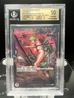 BGS 10 One Piece Roronoa Zoro ST21-015 2025 Flagship Battle Ex Asia Top Prize JP - Image 1
