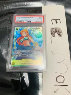 One Piece Heroines EB03-053 Nami Alt Art JP Japanese Extra Booster PSA 10 - Image 1