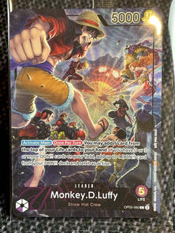 Monkey D Luffy PSA magazine promo OP05 060 sealed One Piece promo card OP05 060 - Image 3