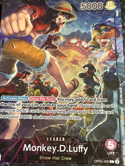 Monkey D Luffy PSA magazine promo OP05 060 sealed One Piece promo card OP05 060 - Image 4
