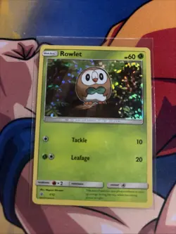 Pokemon Card Rowlet 1/12 McDonalds Promo 2016 Holo - Image 1