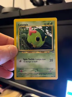 Caterpie 53/75 Pokemon Trading Card - Neo Discovery - Near Mint - Image 1