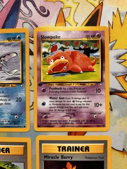First Edition Neo Genesis Lot Of 8 Cards Near Mint - Image 5