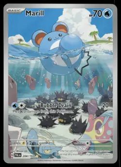 Pokemon Cards Marill 204/193 Paldea Evolved Illustration Rare NM - Image 1