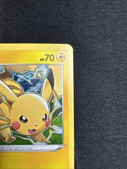 Pokemon Pikachu 049/195 Holiday Calendar Snowflake Stamp Promo TCG Card - Image 4