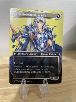 MTG Cecil, Dark Knight / Cecil Redeemed Paladin Borderless Regular #0380 NM/M - Image 2